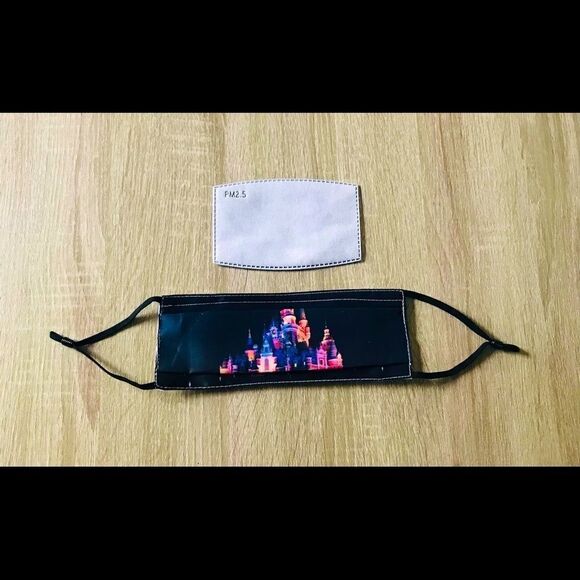 Adjustable DISNEY Face Mask With PM2.5 Carbon Filter - Picture 1 of 3
